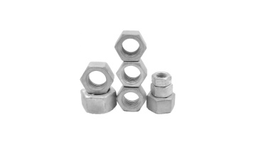 Hot-dip galvanized nut
