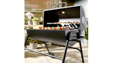 Newest Design Camping Cookware: Spit Roaster, Electroplated Indoor Grill & Seekh Kebab Machine - Smoke-Free Camping Gear1