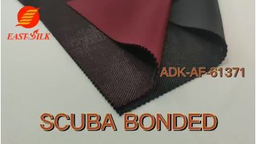 Ready stock fabrics dress material comfortable OEM scuba crepe textile fabric wholesale1