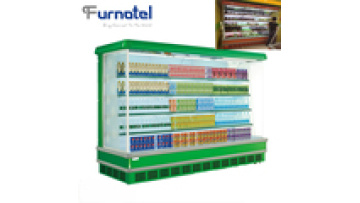 Commercial Multideck Chiller Open Upright Beverage Display Showcase1