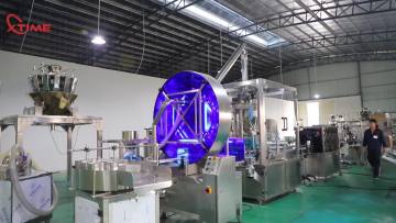 Powder filling machine production line,spices powder packing/automatic bottle filling capping machine1