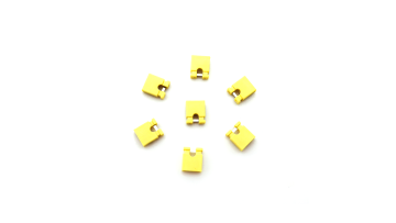 2.54 Yellow Short Circuit Cap Connector