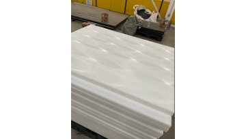 White UHMWPE Machined Sheet with UV Resistance and Wear Resistance