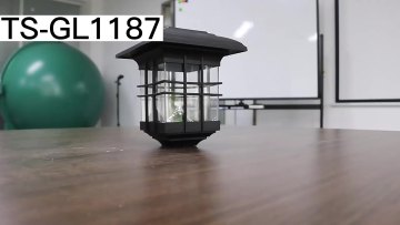 Waterproof Outdoor 8 LED Solar Garden Landscape Wall Decor Flame Light Lamp Post1