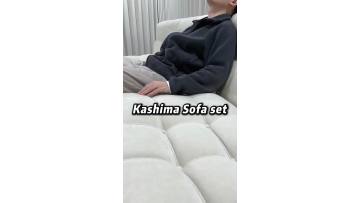 Simple and elegant solid color sofa