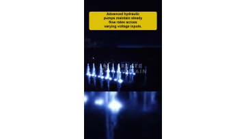 Fire‑and‑water‑combined‑special‑fountain‑effect‑hardware creating‑dramatic‑flame‑plus‑water‑jet‑visual‑impact‑for‑large‑festival‑performances