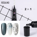 ROSALIND 2 in 1 Top Coat Rhinesotne Nail Gel Strong Adhesive Glue For Nail Rhinestones Decorations Semi Permanent Gel Polish UV