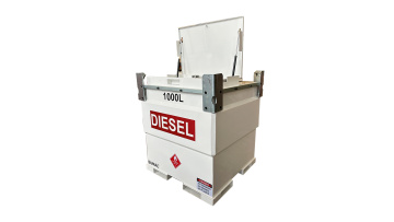 Diesel fuel cube tank