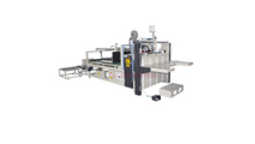 Semi auto corrugated carton box 1 piece folder guler machine1