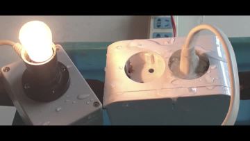 Waterproof testing for wall outlets