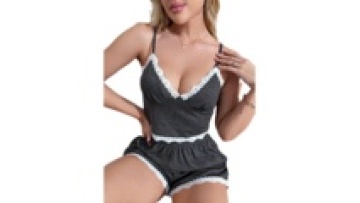 2024 Women's Summer Loungewear Sets: Pajama Shorts & Camisole Tank Top 2-Piece Pajamas1