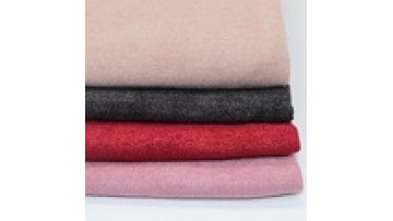 High Quality Custom 100% Polyester 340GSM Knitting Plain Dyed Fleece Terry Cloth Chenille Fabric for Women Coat Sweater1