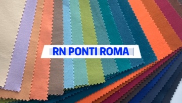 Wholesale R/N ponte de roma  knitted fabric  for garment1