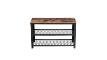 W730*D300*H450mm Iron Steel MDF Shoe Rack