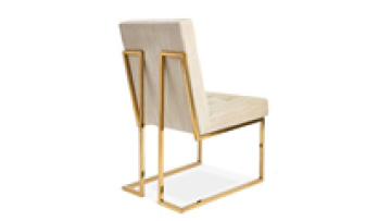 Luxury Banquet Chair Metal Hotel Dining Room Furniture Restaurant Sofa Chair1