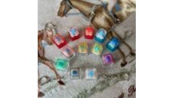 Custom Transparent Keycap Fidget Fingertip Pinching Pressing Mechanical Keyboard Decompression Button Keychain Decompression Toy1