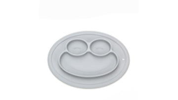 RTS Food Grade baby dinner silicone set plate BPA Free Kids Frog Dinner Plate Easy Clean Eco-friendly Dinner Plate1