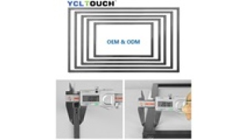 YCLTouch Plug and Play 20 points  ir touch panel 55 inch infrared touch frame for Kiosk1