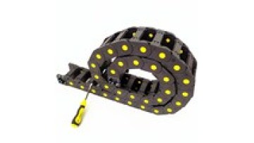 25*57 nylon bridge cable drag chain tray with openable cable bracket for CNC cutting machine1