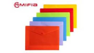 pp envelope folder with diagonal texture