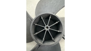 Plastic fan blade