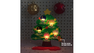 Magnetic Light Acrylic Christmas Tree Magnetic LED Light Acrylic Standee Customized LED Acrylic Stand Anime Desktop Decoration1