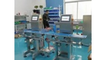 automatic weight checker conveyor dynamic food checkweigher machine check weigher with rejector1