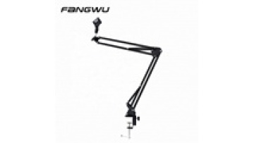 Professional AK35 Microphone with Pop Filter, Suspension Boom Scissor Arm Stand and PMKSH01 Shock Mounting - Complete Audio Recording Solution1