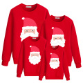 Parent-Child Plaid Nightclothes Christmas Family Matching Outfits Sweater Santa ClausPrinted Xmas Navidad Pjs For Photography