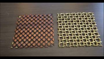 Decorative  metal mesh show