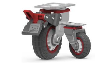 Medium duty industrial caster