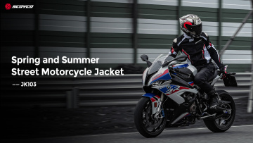 Spring and Summer Street Motorcycle Jacket - JK103
