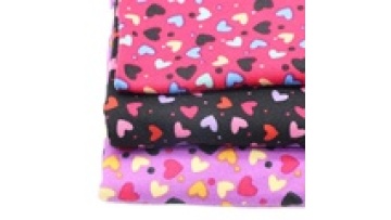 Customized Print 100% Cotton Brushed Fleece Fabric Stretch Slub Printed Cotton Flannel Fabric for Baby Blanket1