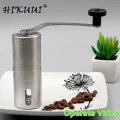 HIKUUI Coffee Grinder Manual Washable Ceramic Core Stainless Steel Handle Beans Nuts Kitchen tools 30g Manual Coffee Grinder