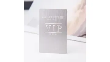 Custom Aluminum Visit Name Metal Business Card1