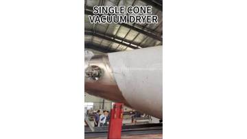 Single cone vacuum dryer2