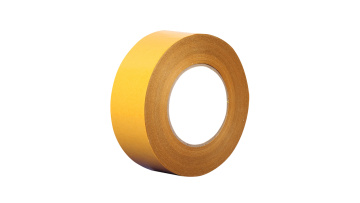 Customized mesh fiber double-sided adhesive glassine paper high viscosity self-adhesive traceless yellow household sticker