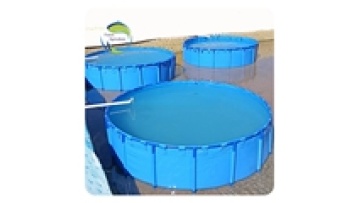 FAT Easy Ship Preformed Tarpaulin Fish Pond for Fish Farming1