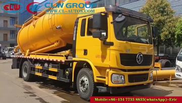 Shacman Jetting Vacuum Sewer truck
