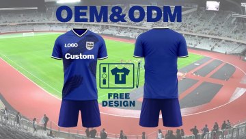 Oem America Jersey Football Soccer Club Logo Original Breathable Polyester Slim Orange Black Football Jersey Full Set for Men1