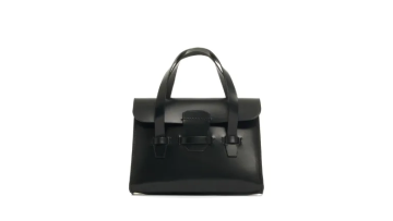 Modern Minimalist Black Satchel