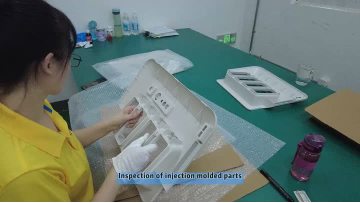 Inspection of injection molded parts