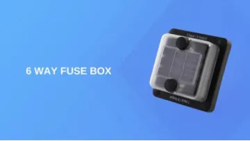 Chinese Factory 1 Input 6 Output Blade Fuse Holder Box 6 Way Waterproof with LED1