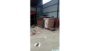 horizontal paper baler