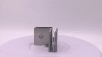 Stainless Steel Shower Glass Door Clips 90 Degree Glass Clamp1