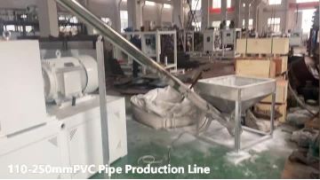 110-250mm PVC sewer pipe extrusion line 