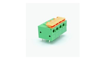300V 5A 22-18AWG PA66 PCB terminal connector HQ235-3.81mm spring terminal block without screw1