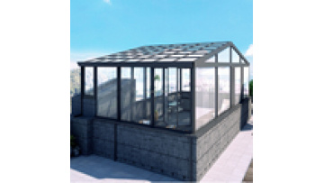 Low-E glass sunroom aluminium alloy house garden sunroom1