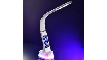 Vibrant RGB Alarm Clock Table Lamp for Home Decor1