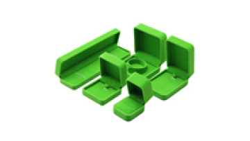 High quality custom luxury necklace stud earrings bracelet jewelry packaging box velvet ring box green velvet jewelry box1